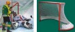 Eishockey-Vorhang - 5 mm PA -  wei