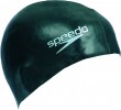 Badekappe Plain Flat Silicone Cap - schwarz